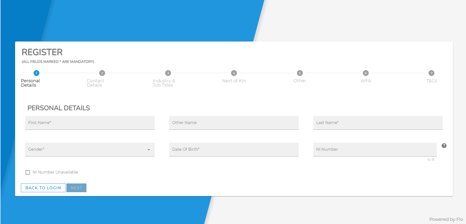 Candidate profile screenshot